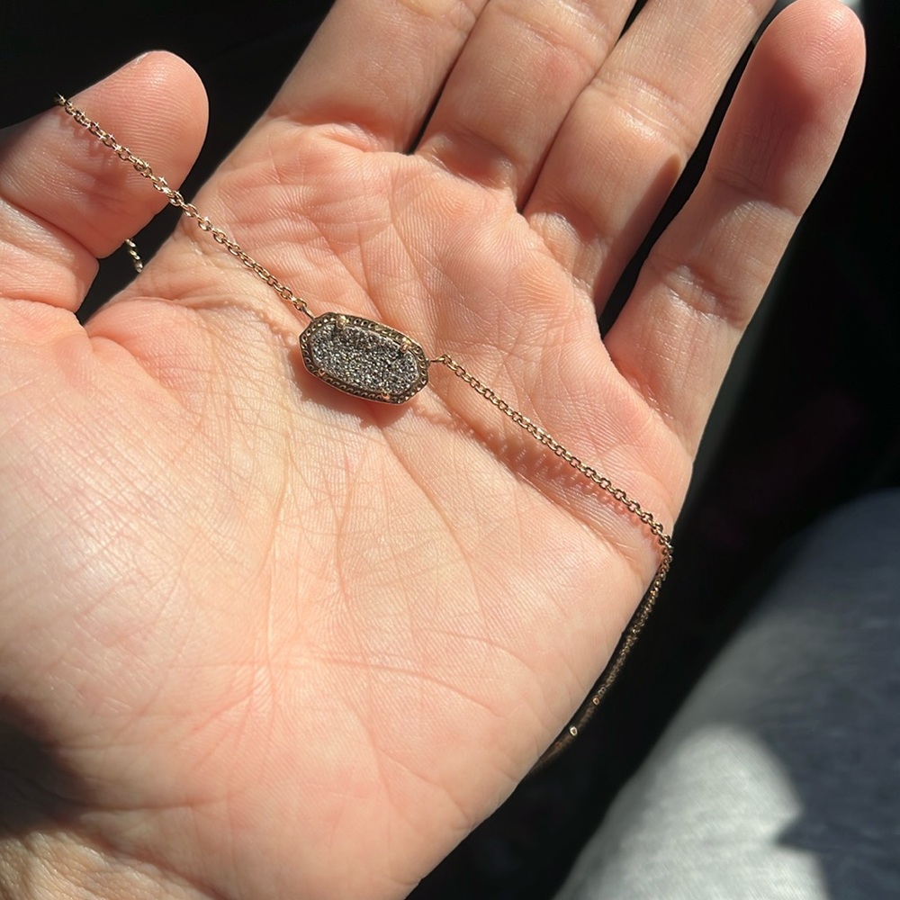 Rose Gold and Silver Kendra Scott Necklace